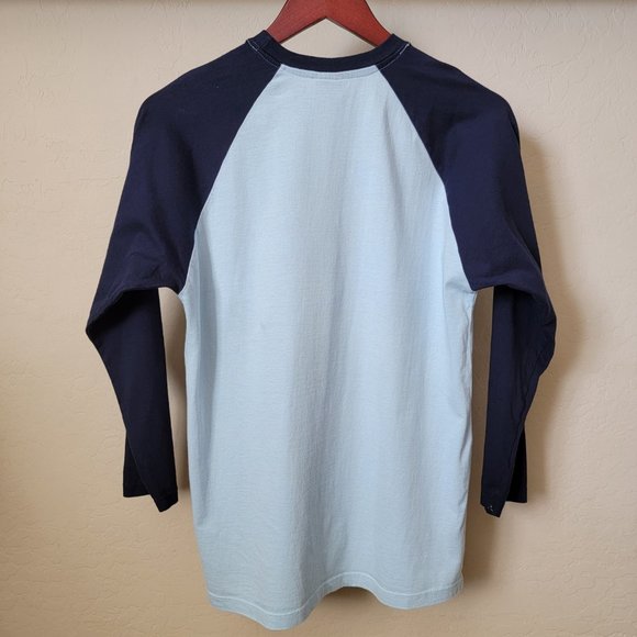 Fox Amsterdam Holland Coat of Arms Long Sleeve Raglan Tee Shirt - Picture 6 of 10